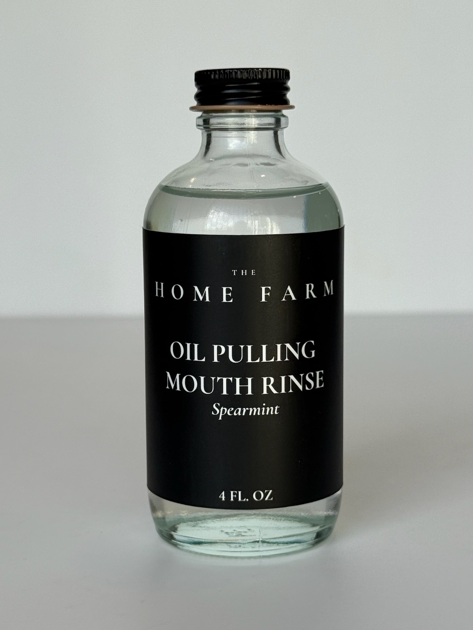 Spearmint Oil Pulling Rinse