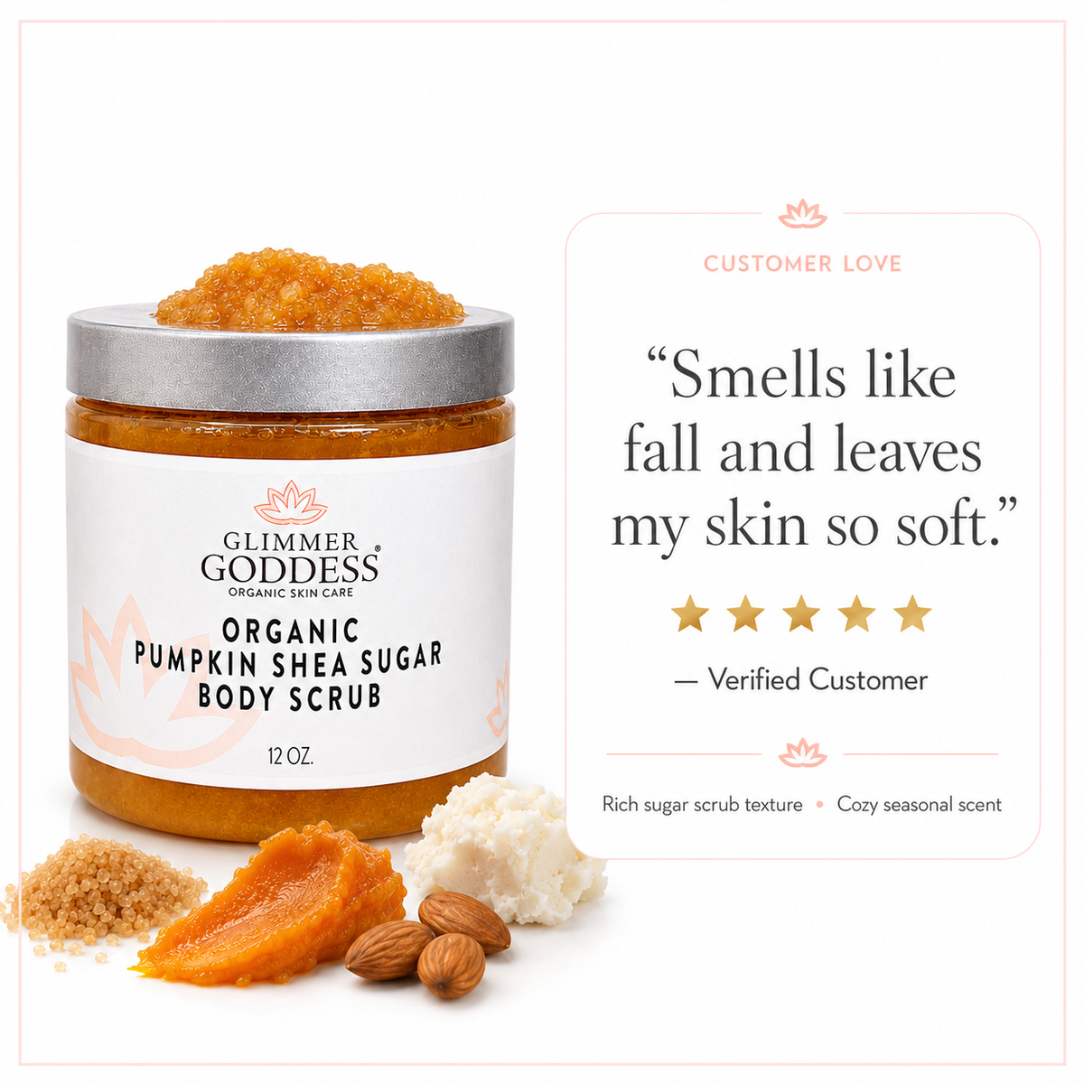 Pumpkin & Shea Sugar Body Scrub
